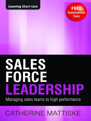 cover image of Sales Force Leadership